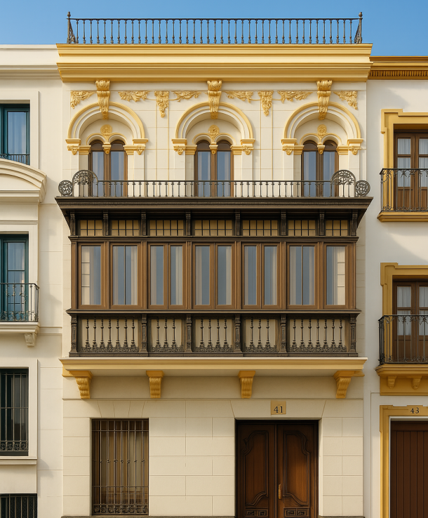 Fachada por delante Fachada por delante